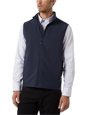 Robert Talbott Navy Softshell Vest